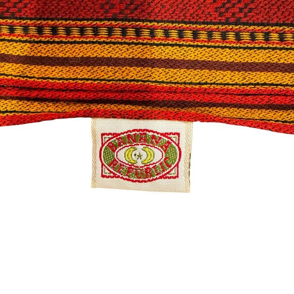 Vintage 1980s Banana Republic Wool Blend Southwestern Scarf - Picture 4 of 5